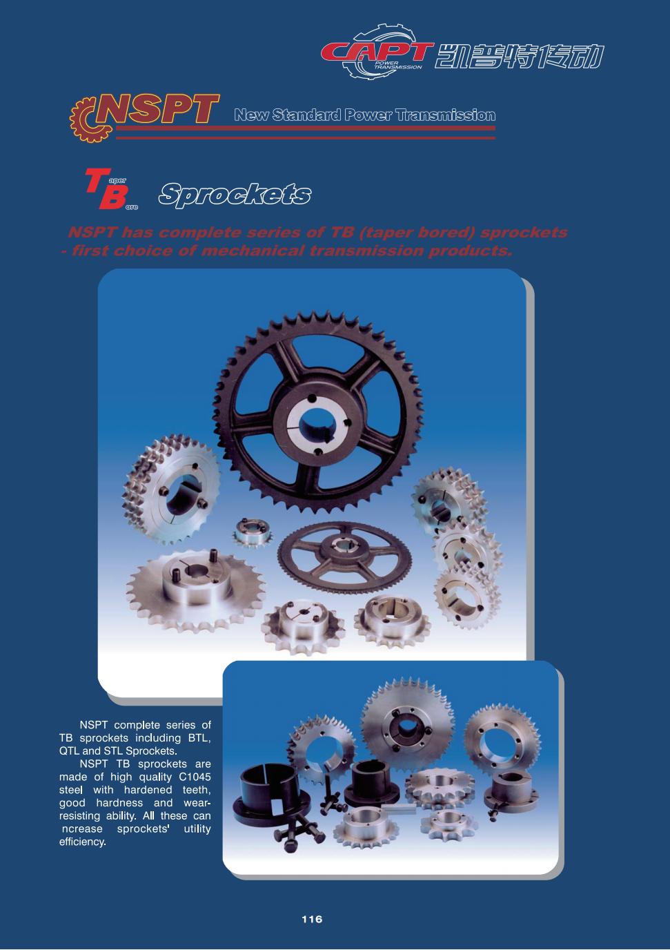 6-Taper Bore Sprockets